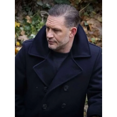 Harry Da Souza MobLand Black Wool Coat